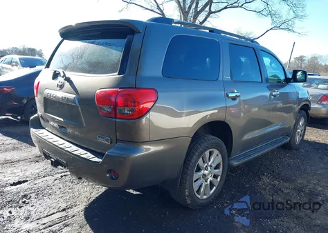 2008 Toyota Sequoia Platinum 5.7L V8 из США, поврежденный, VIN 5TDBY67A18S000570